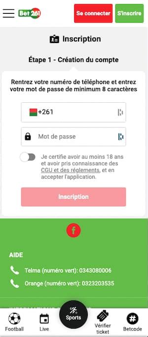 télécharger bet261 madagascar